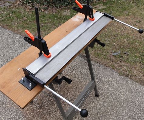 making a box using harbor freight sheet metal bender|folding sheet metal box instructions.